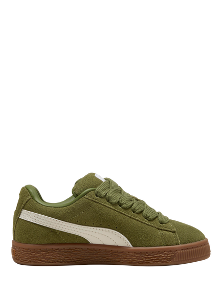 PUMA Kids' Suede XL Lace Up Trainers, Olive Green, Olive Green