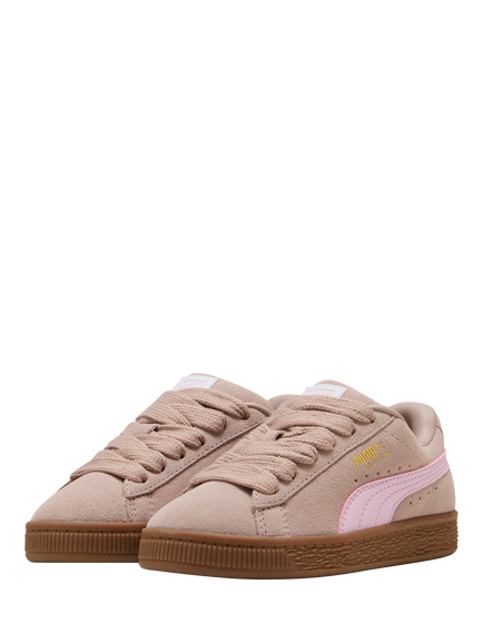 PUMA Kids' Suede XL Lace Up Trainers, Rose - view 2, Rose