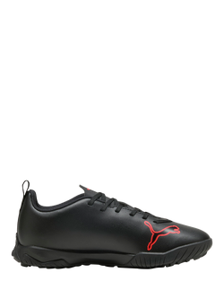 PUMA Kids' ULTRA 6 PLAY TT Football Boots, Puma Black/Red, Puma Black/Red