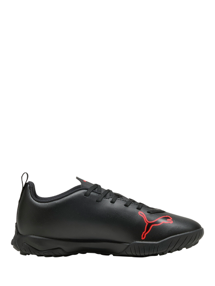 PUMA Kids' ULTRA 6 PLAY TT Football Boots, Puma Black/Red, Puma Black/Red