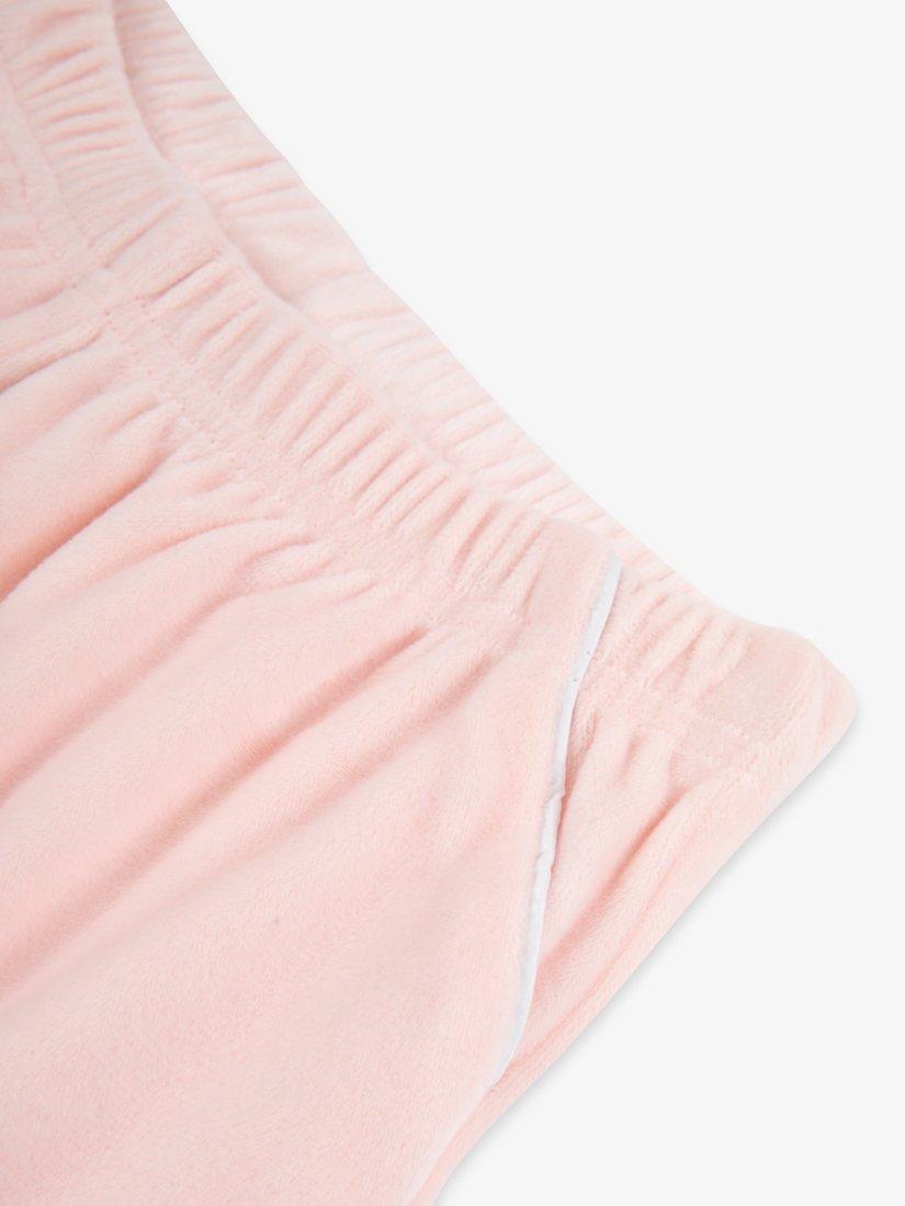 Product image 9 of 10, which shows The Little Tailor Kids' Velour Pyjama Set, Pink, 2-3 years