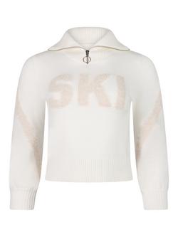 The Little Tailor Kids' Relaxed Fit Ski Jumper, Cream, Cream