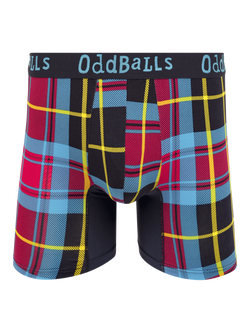 OddBalls Plaid Bamboo Boxer Shorts, Multi, Multi
