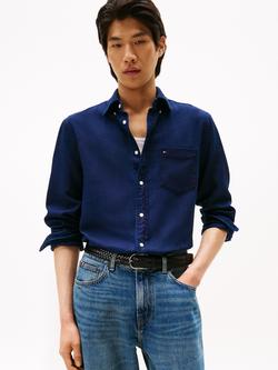 Tommy Hilfiger Flannel Shirt, Dark Blue Indigo, Dark Blue Indigo