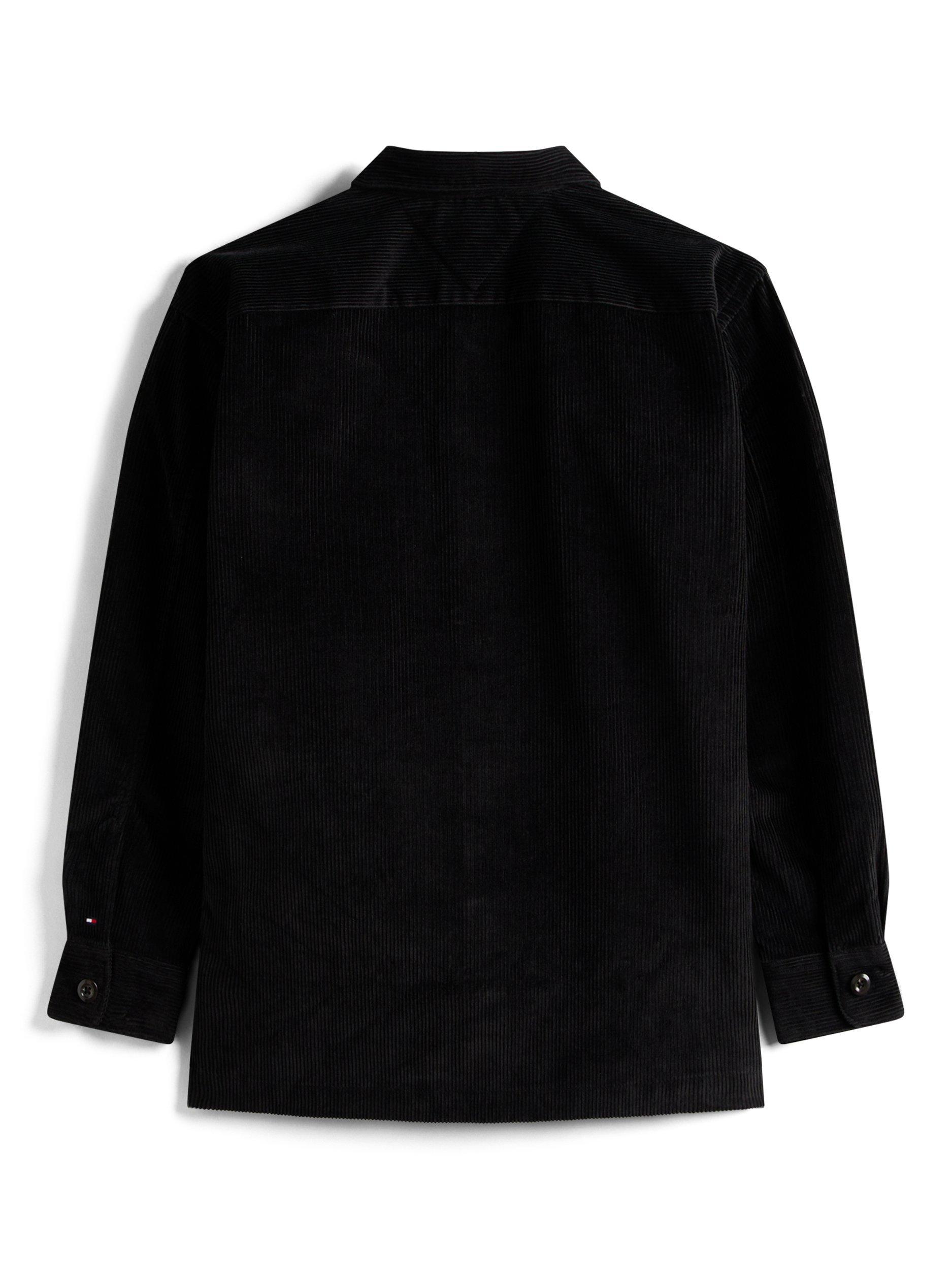 Product image 2 of 4, which shows Tommy Hilfiger Adaptive Corduroy Shirt, Black, XS