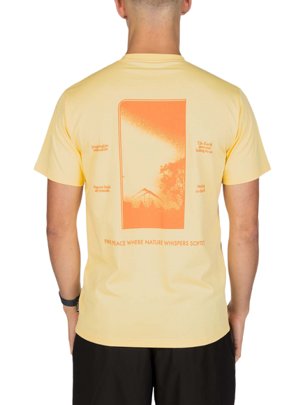 Snow Peak Landscape Graphic T-Shirt - view 2, Yellow