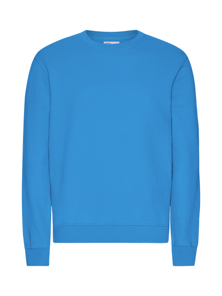 Colorful Standard Classic Organic Cotton Crew Neck Jumper, Pacific Blue