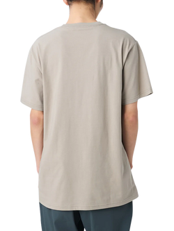 Snow Peak Logo Crew Neck Cotton T-Shirt, Greige - view 2, Greige