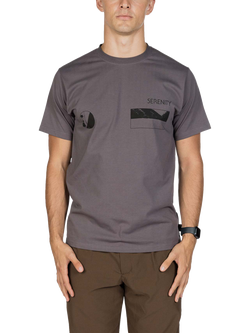 Snow Peak Landscape Graphic T-Shirt, Charcoal