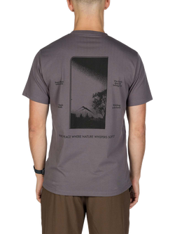 Snow Peak Landscape Graphic T-Shirt - view 2, Charcoal