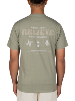 Snow Peak Camping Graphic T-Shirt, Olive - view 2, Olive