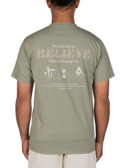 Snow Peak Camping Graphic T-Shirt, Olive - view 2, Olive