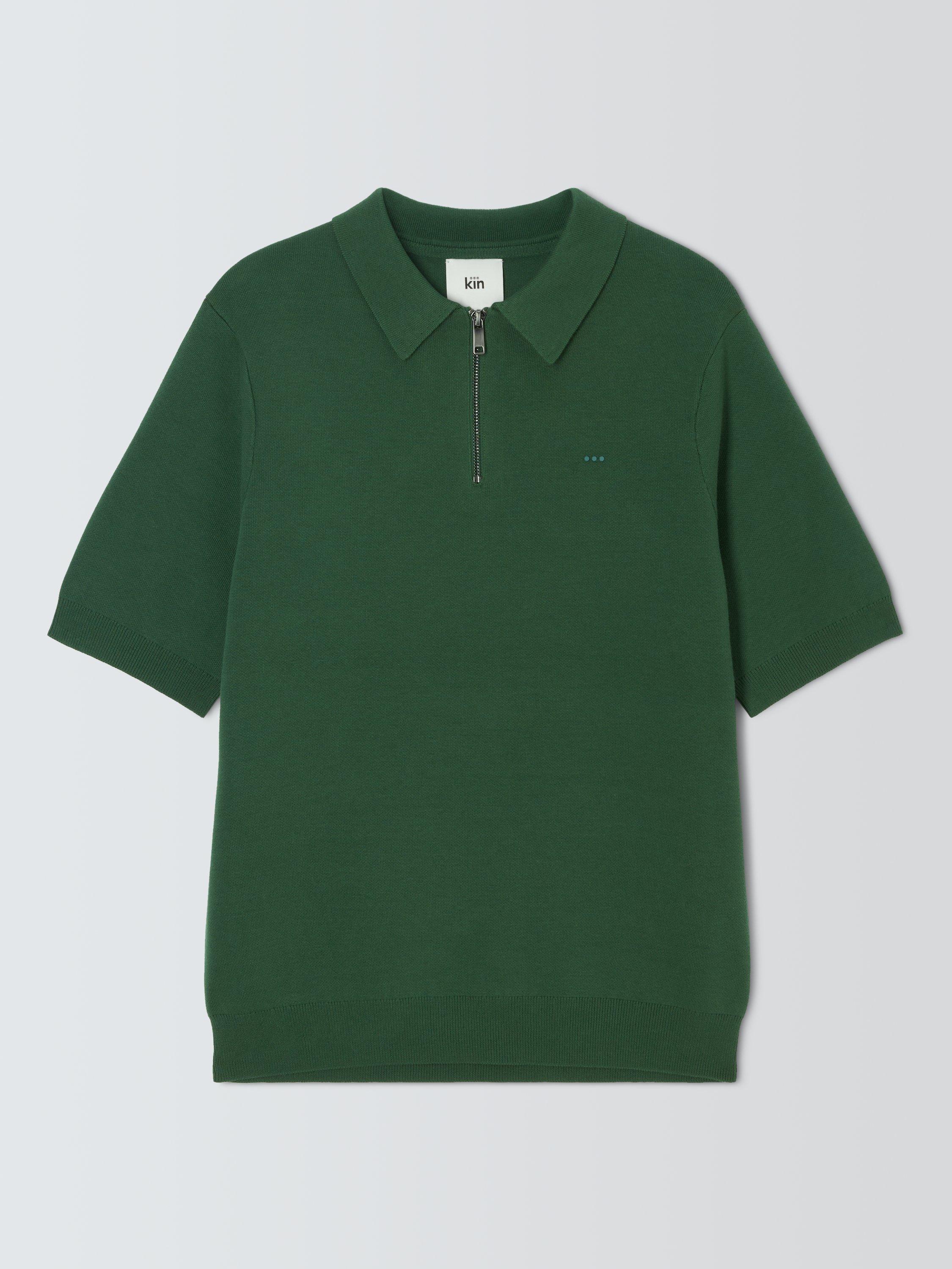 Cotton Knit Short-Sleeve Polo オリーブ 1 REGULAR FIT KNIT POLO SHIRT - Olive green | ZARA India