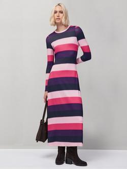 Ro&Zo Blurred Stripe Maxi Dress, Multi, Multi