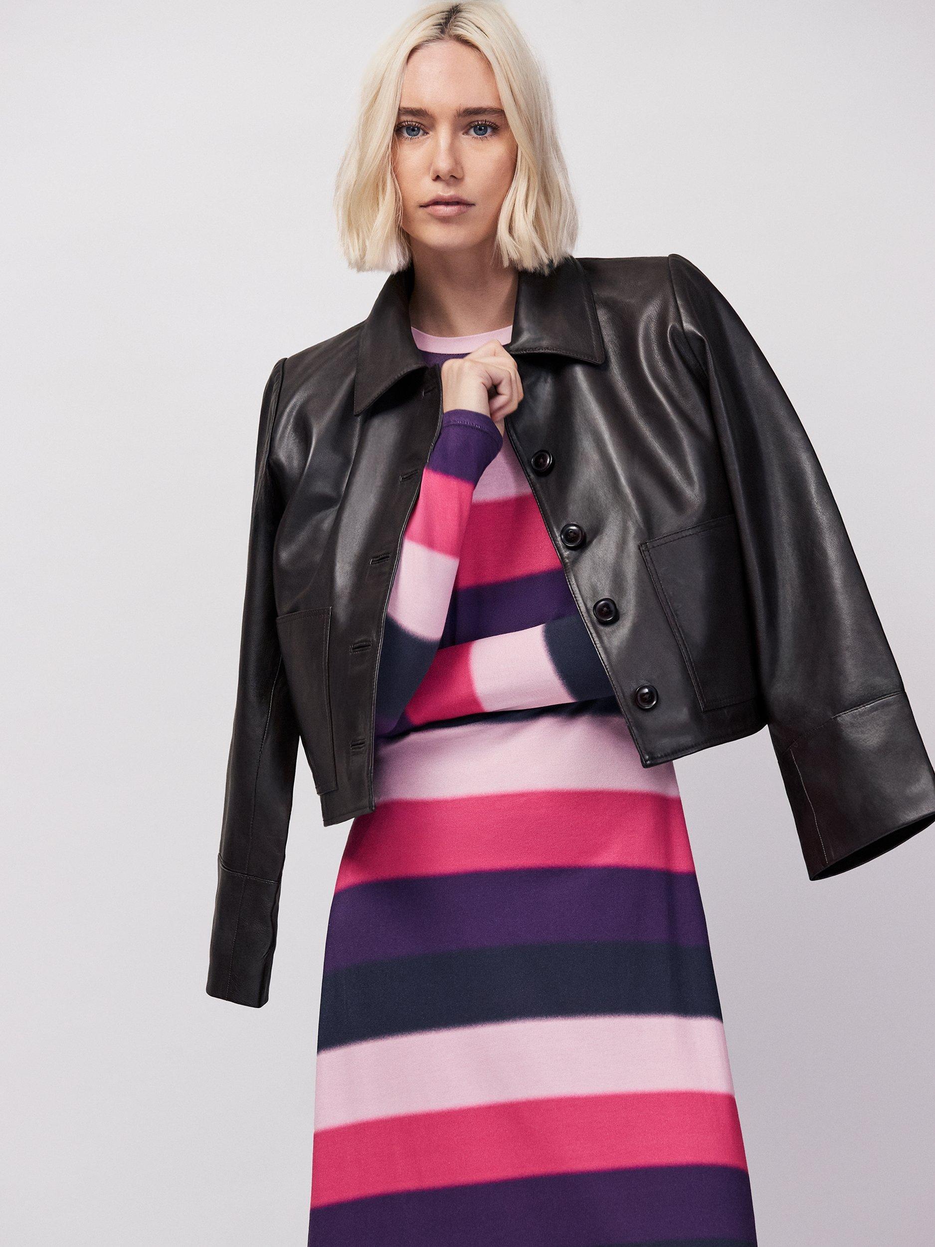 Product image 3 of 4, which shows Ro&Zo Blurred Stripe Maxi Dress, Multi, 6