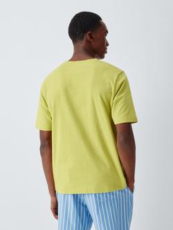 John Lewis Organic Cotton Lounge T-Shirt, Green - view 2, Green