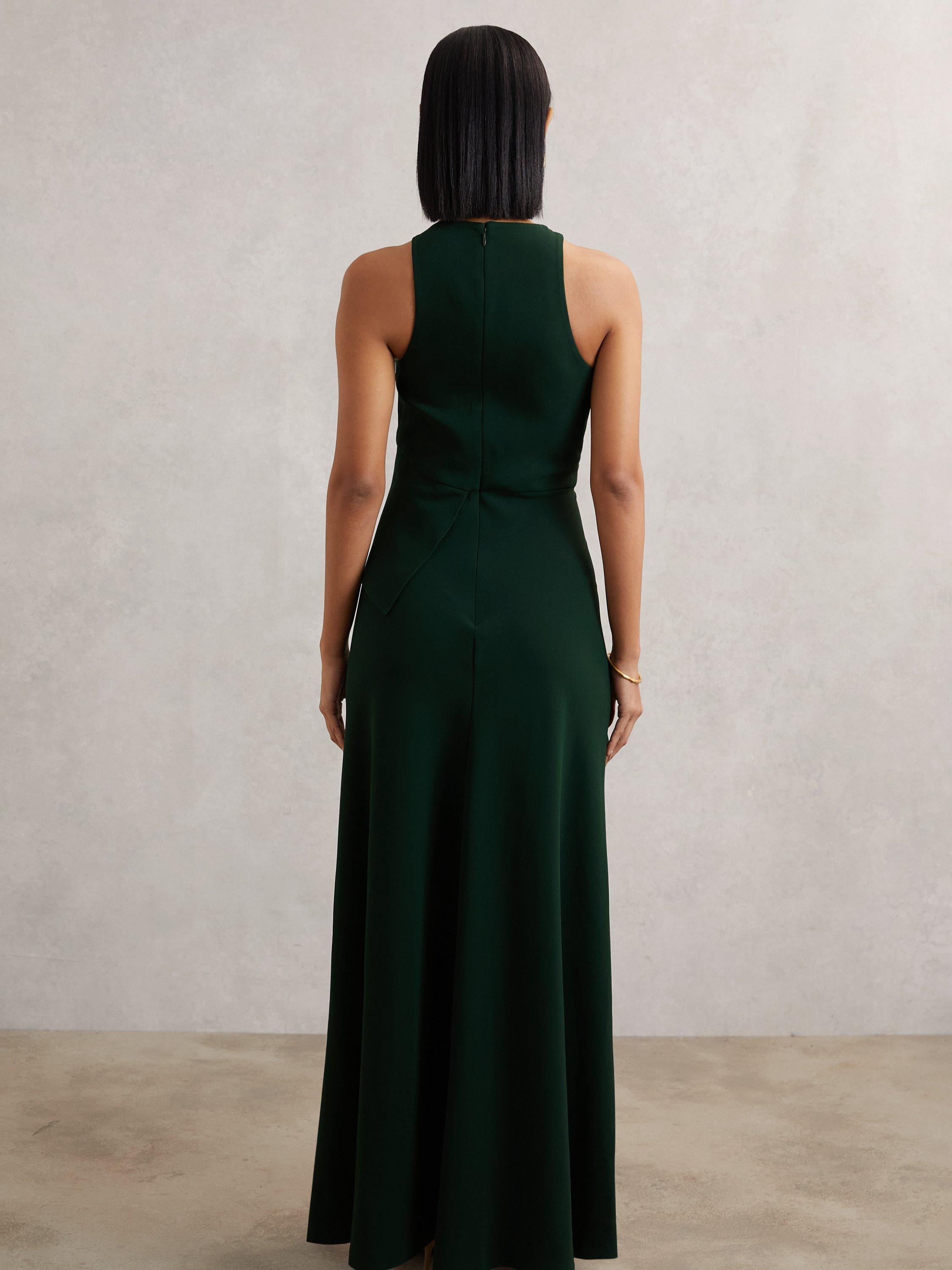 burgundy jersey dress Burgundy Short Convertible Jersey Dress by Poly USA main image 0