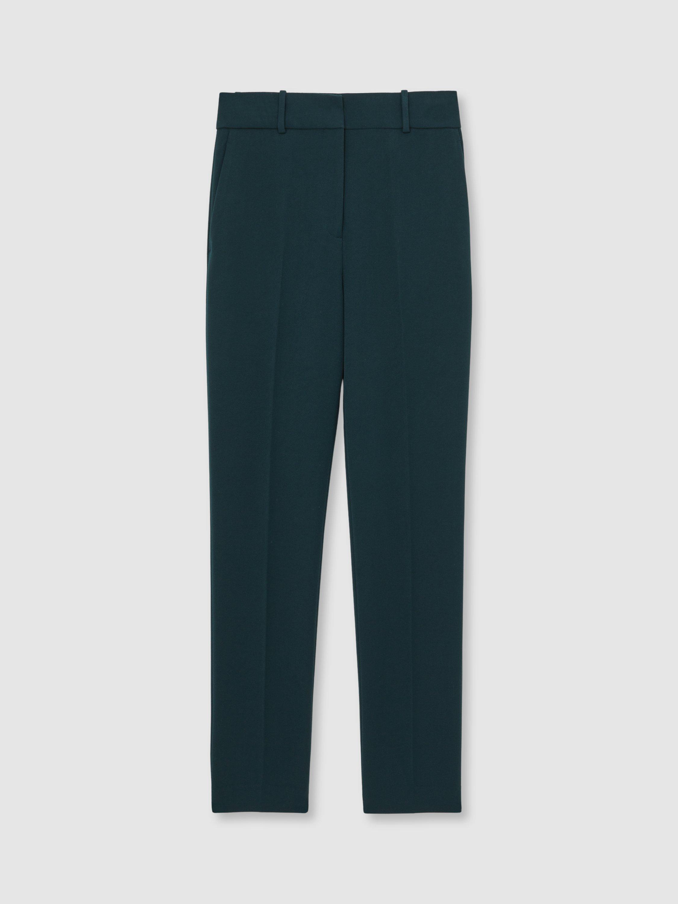 Product image 3 of 5, which shows Reiss Gabi Slim Fit Tailored Suit Trousers, Teal, 14
