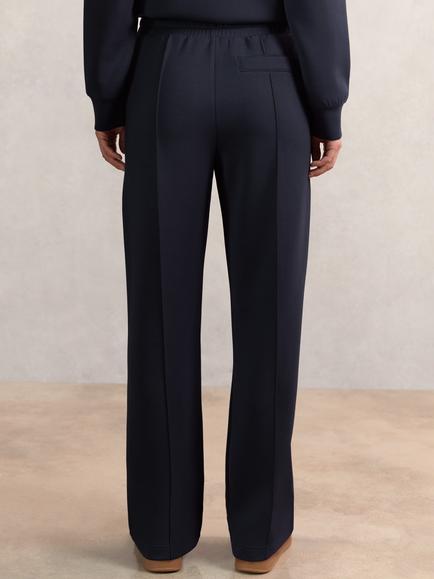 Reiss Jemma Drawstring Wide Leg Joggers - view 2, Navy