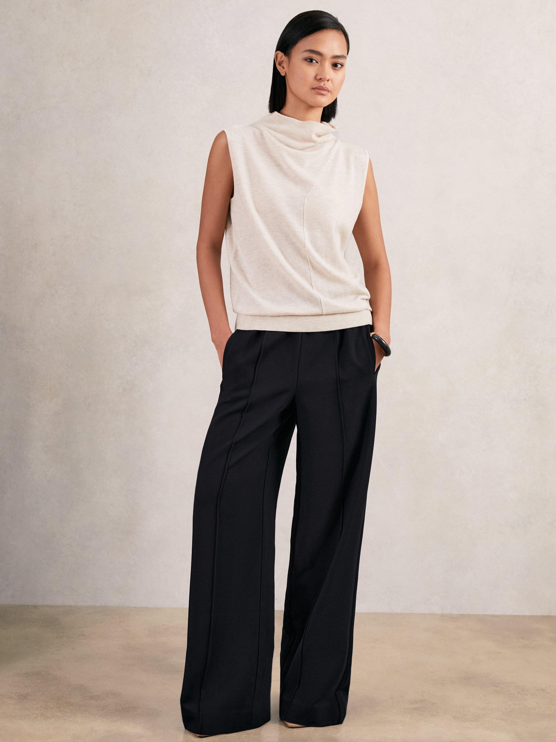 Reiss Robyn Tailored Wide Leg Trousers