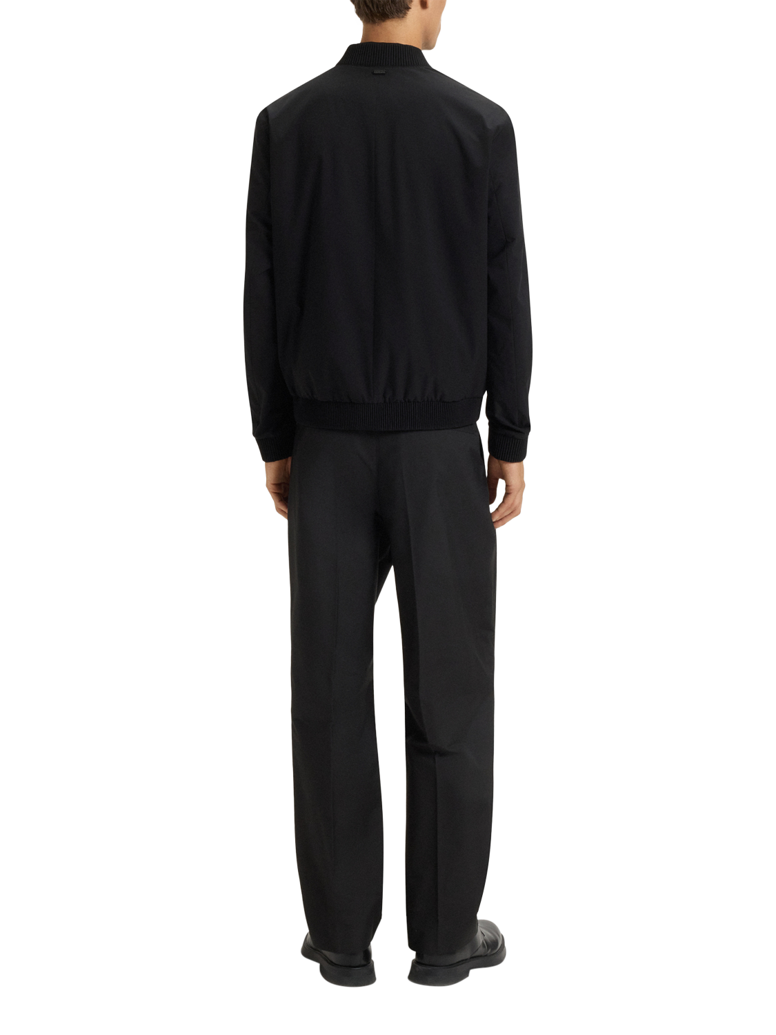 Product image 2 of 6, which shows HUGO BOSS HUGO Zip Front Bomber Jacket, Black, 38R