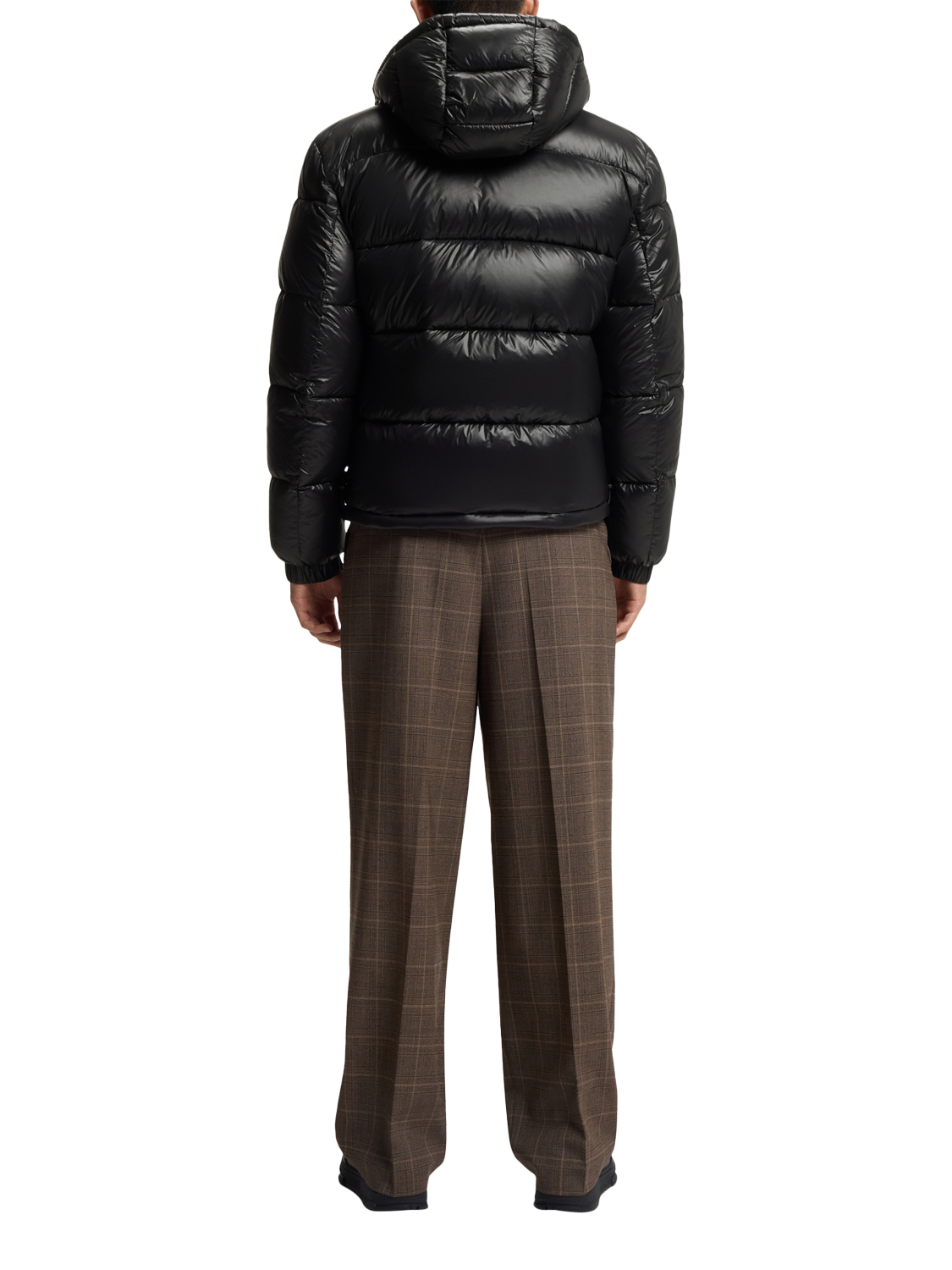 Product image 2 of 6, which shows HUGO Hooded Puffer Jacket, Black, XXL