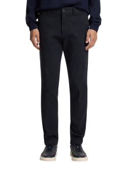 HUGO BOSS BOSS Cotton Blend Slim Chinos, Dark Blue