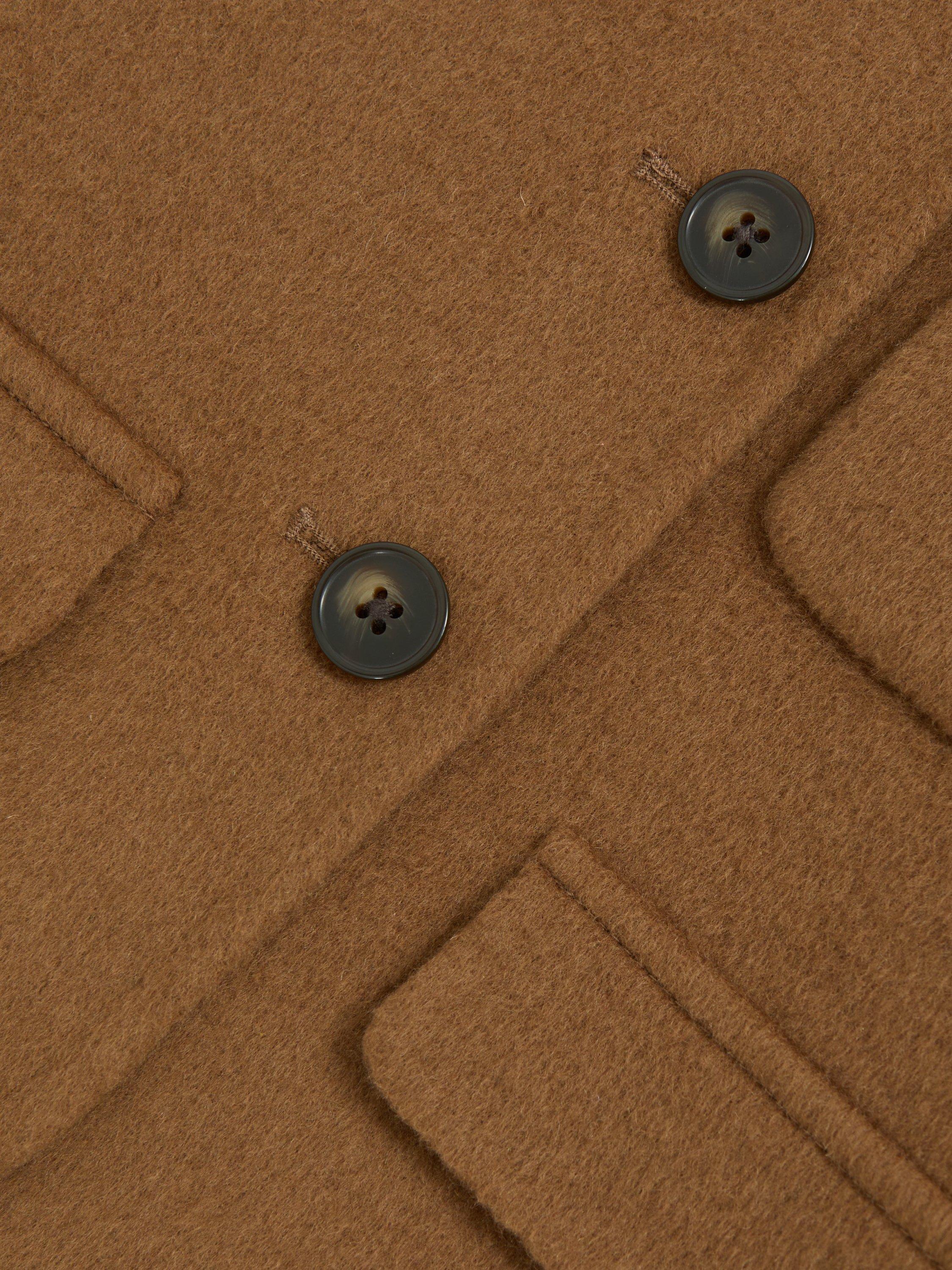 Product image 2 of 5, which shows Reiss Kids' Ami Jacket, Camel, 5-6 years