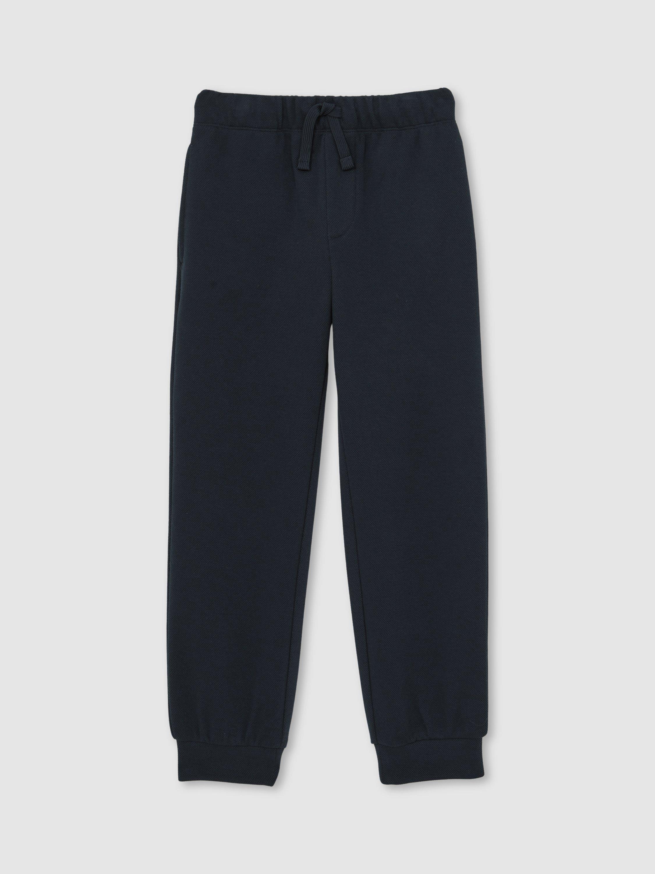 Product image 1 of 4, which shows Reiss Kids' Akins Smart Joggers, Navy, 4-5 years
