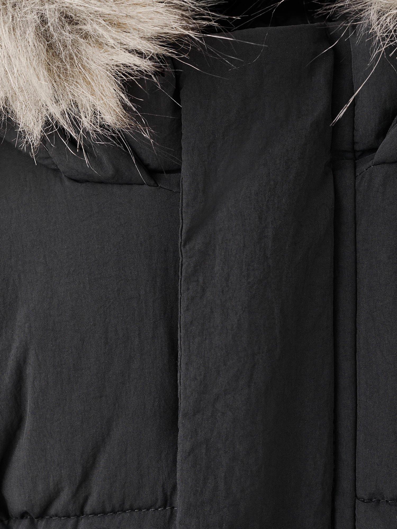 Product image 6 of 6, which shows Mango Kids' Juan Parka Coat, Black, 12-18 months