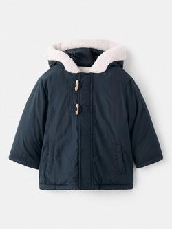 Mango Kids' Pedro Parka Jacket, Navy