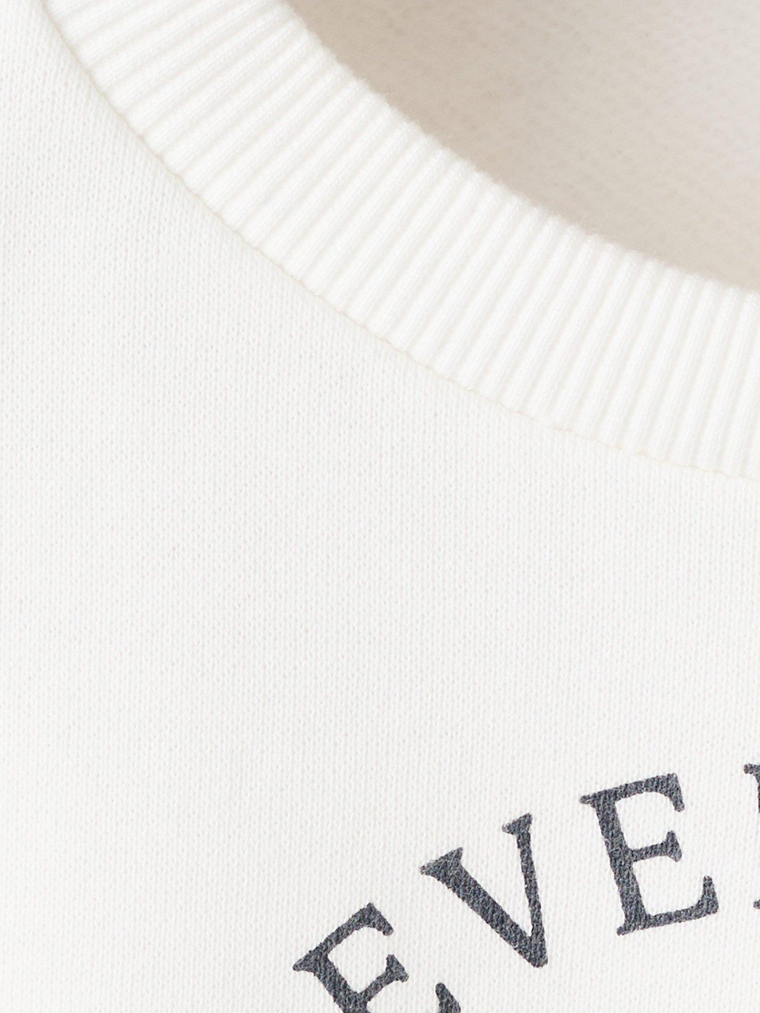 Product image 6 of 6, which shows Mango Kids' London Cotton Sweatshirt, Natural White, 11-12 years