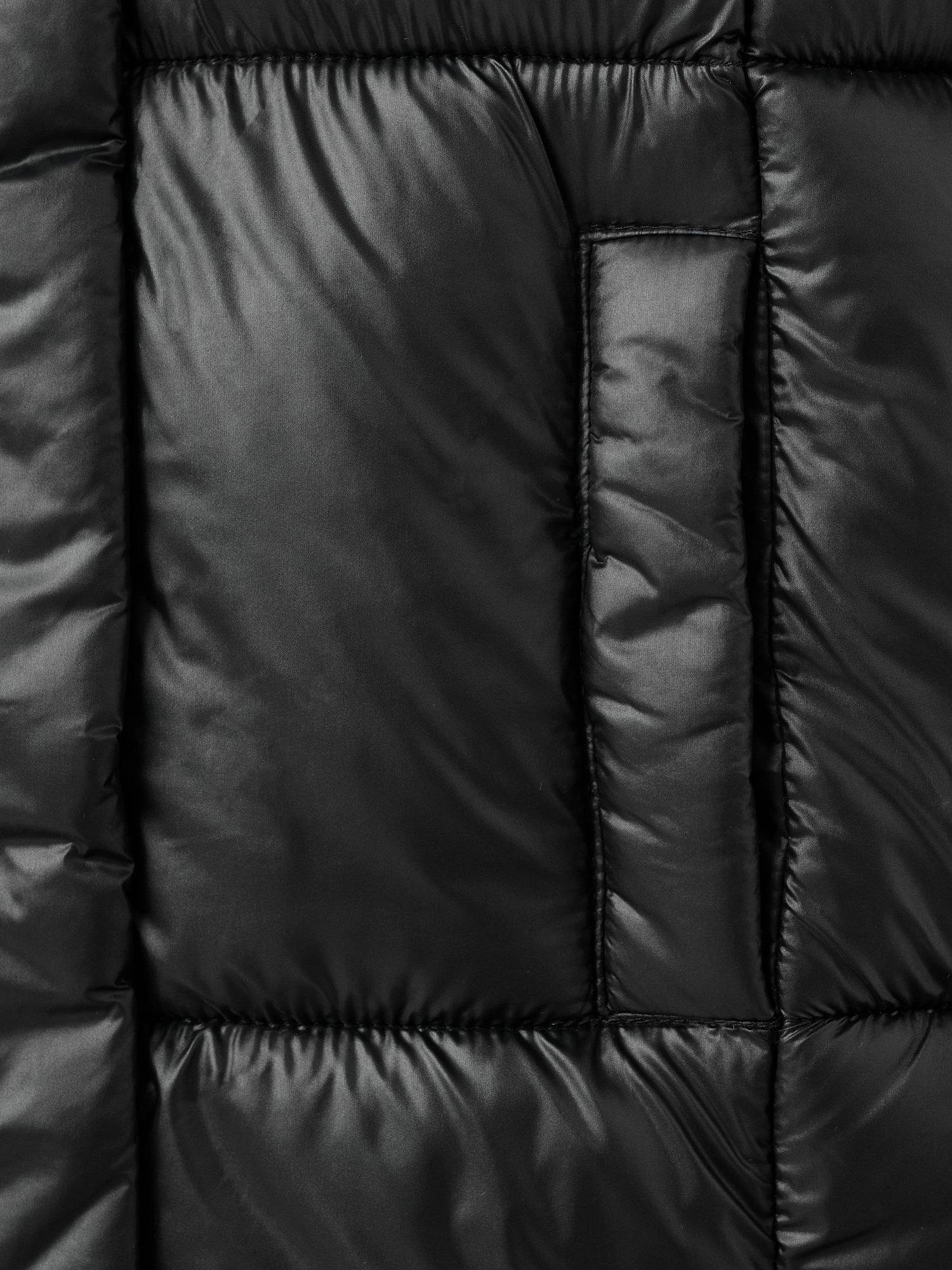 Product image 3 of 4, which shows Mango Kids' Cina Hooded Puffer Jacket, Black, 10 years