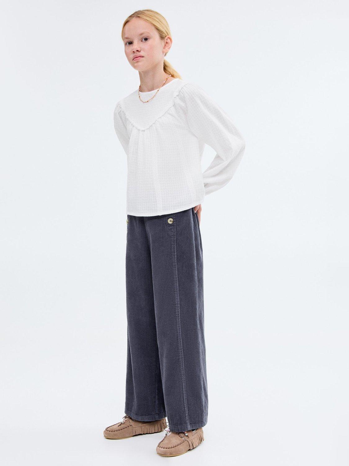 Product image 2 of 7, which shows Mango Kids' Cecilia Blouse, White, 10 years