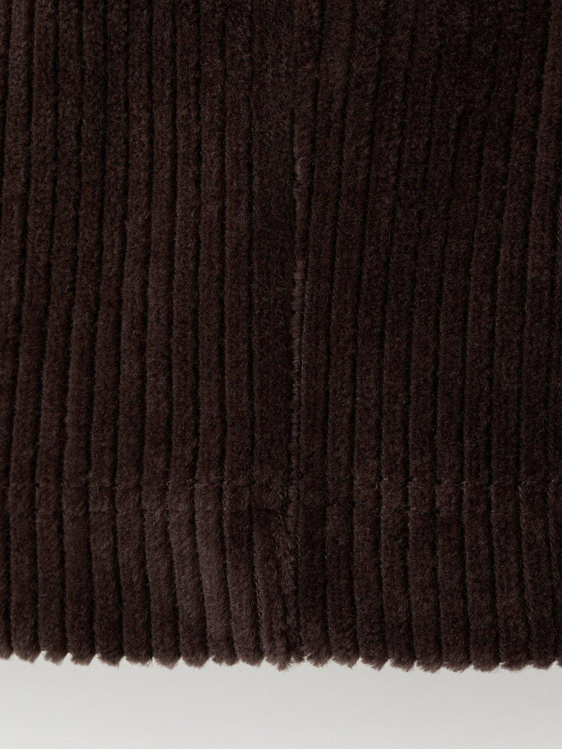 Product image 3 of 4, which shows Mango Kids' Annie Corduroy Shorts, Dark Brown, 11-12 years