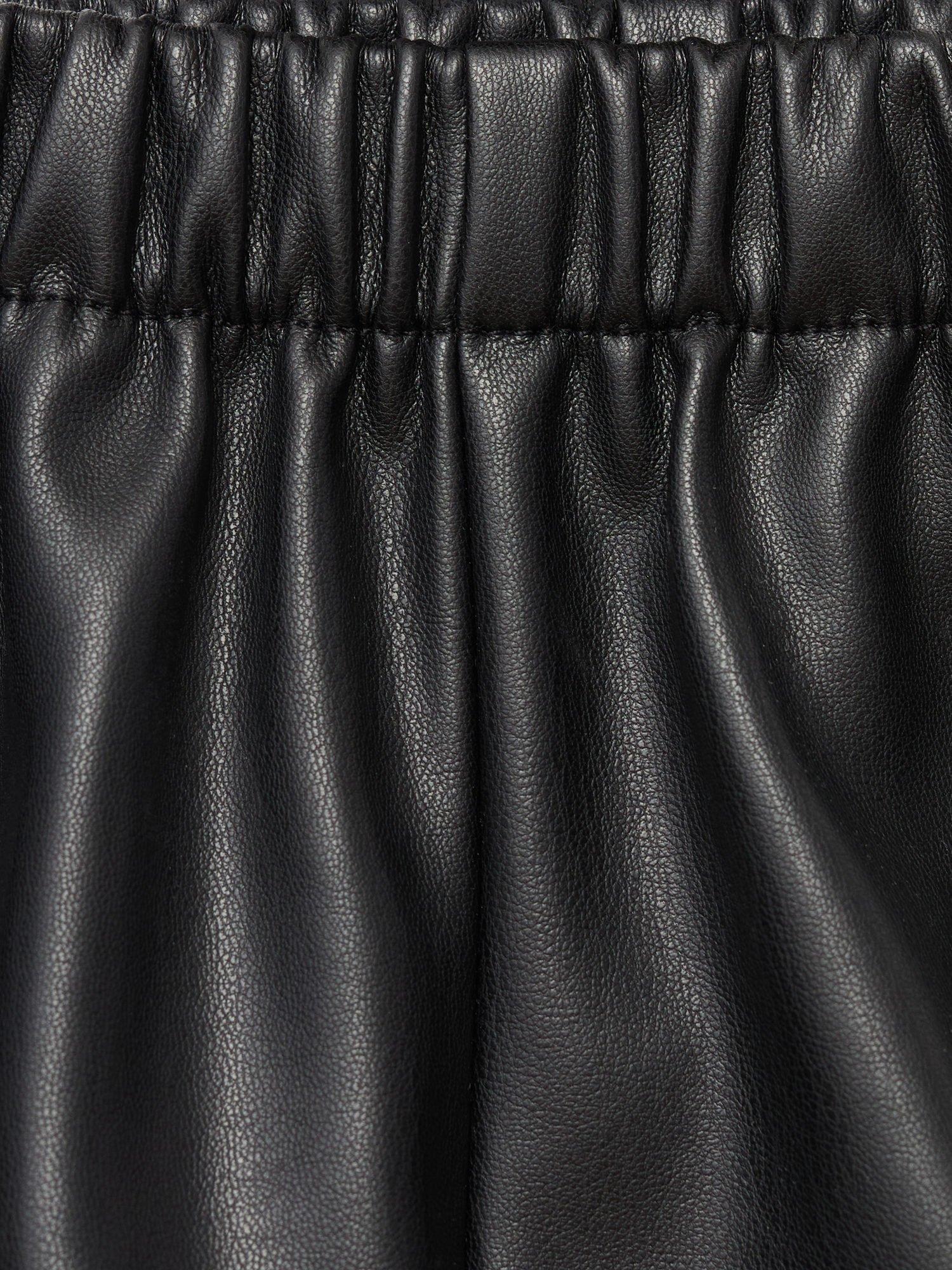 Product image 3 of 4, which shows Mango Kids' Jana Elasticated Waist Shorts, Black, 12-18 months