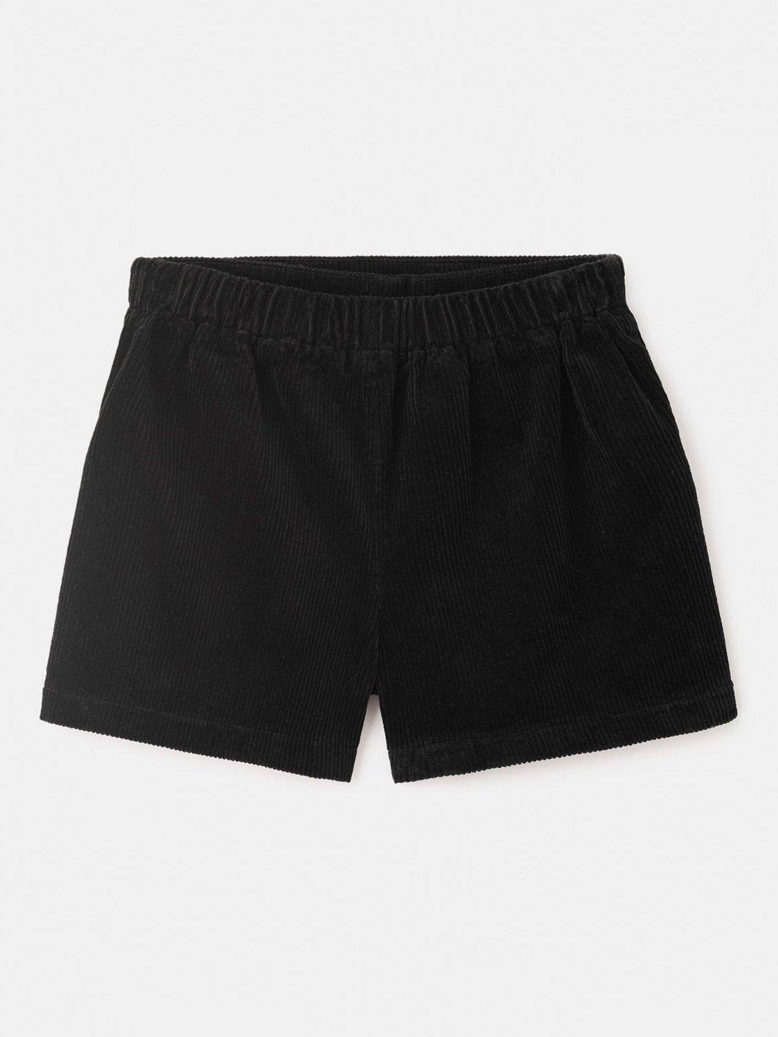 Product image 2 of 4, which shows Mango Kids' Corduroy Skort, Black, 5-6 years