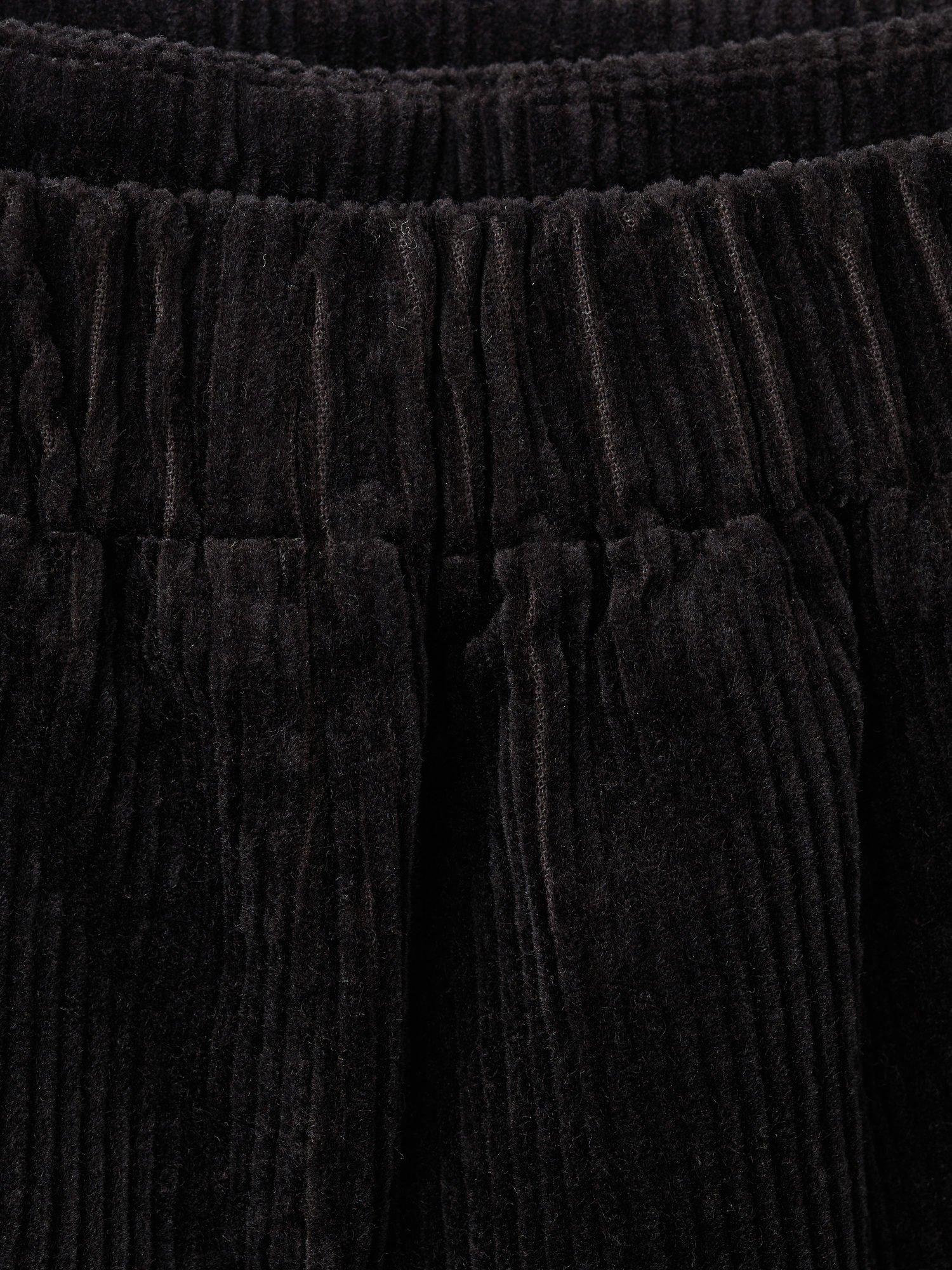Product image 3 of 4, which shows Mango Kids' Corduroy Skort, Black, 5-6 years