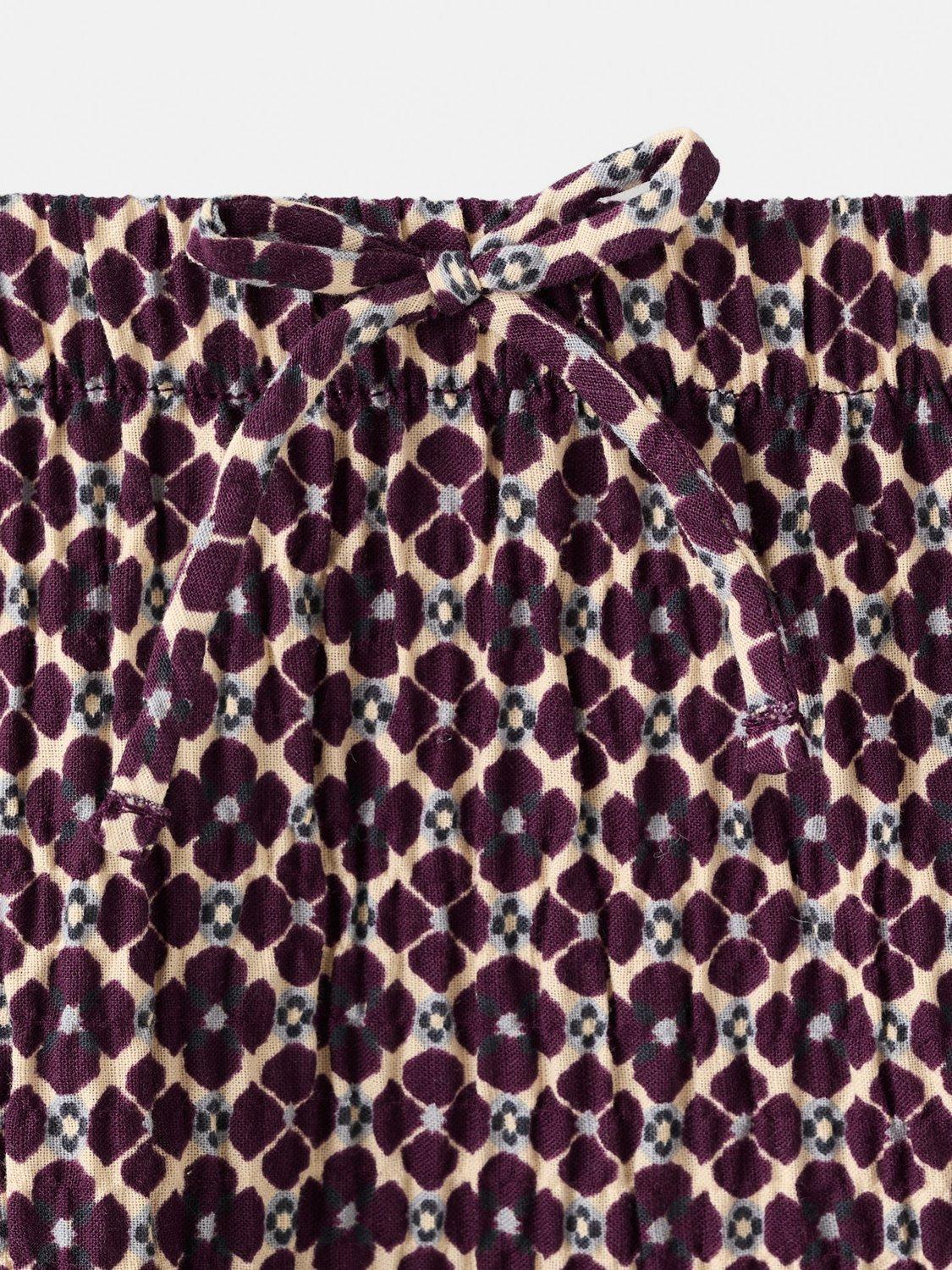 Product image 4 of 4, which shows Mango Kids' Margoset Skirt, Dark Red, 5-6 years