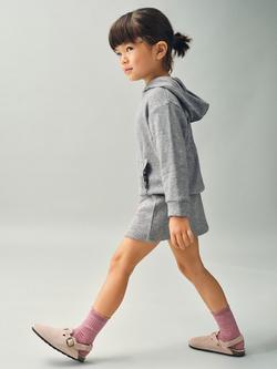 Mango Kids' Rufliset A-Line Mini Skirt, Grey, Grey