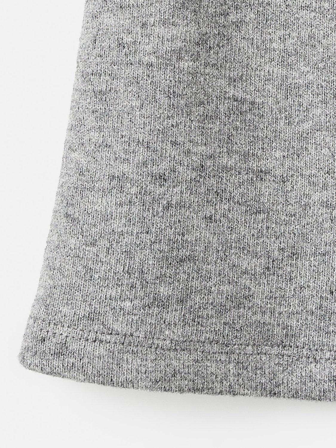 Product image 4 of 5, which shows Mango Kids' Rufliset A-Line Mini Skirt, Grey, 12-18 months