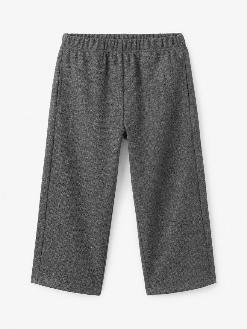 Product image 2 of 5, which shows Mango Kids' Grisi Tailored Trousers, Dark Grey, 12-18 months