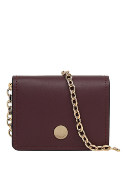 Radley Chester Row Card Holder, Dark Cherry