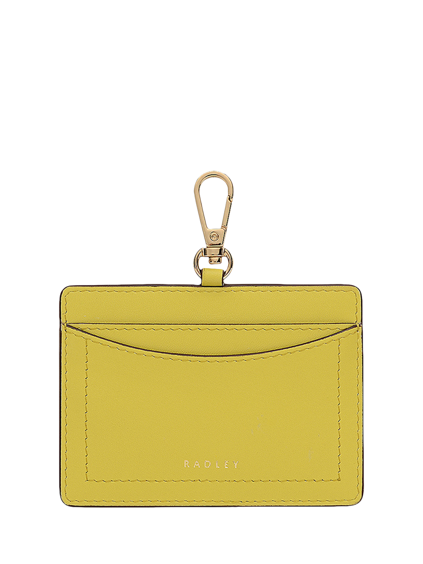 Product image 1 of 3, which shows Radley The Chancery Medium Leather Card Holder, Limoncello