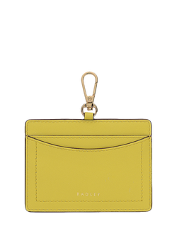 Radley The Chancery Medium Leather Card Holder, Limoncello