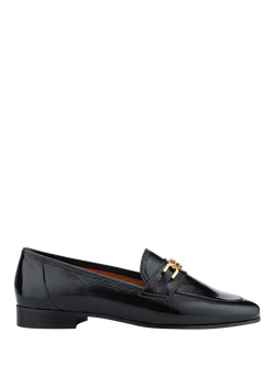 Jones Bootmaker Tamie Smart Leather Loafers, Black Patent