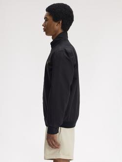 Fred Perry Twill Harrington Jacket, Black - view 2, Black