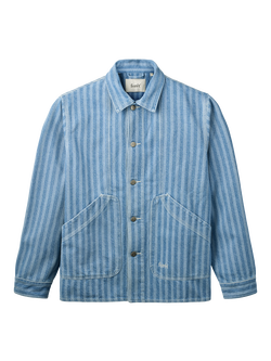 forét Berry Overshirt, Striped Denim, Striped Denim
