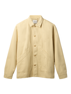 forét Cotton Canvas Overshirt, Vintage Yellow, Vintage Yellow