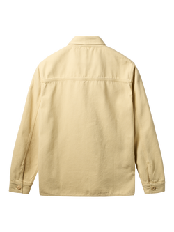 forét Cotton Canvas Overshirt, Vintage Yellow - view 2, Vintage Yellow